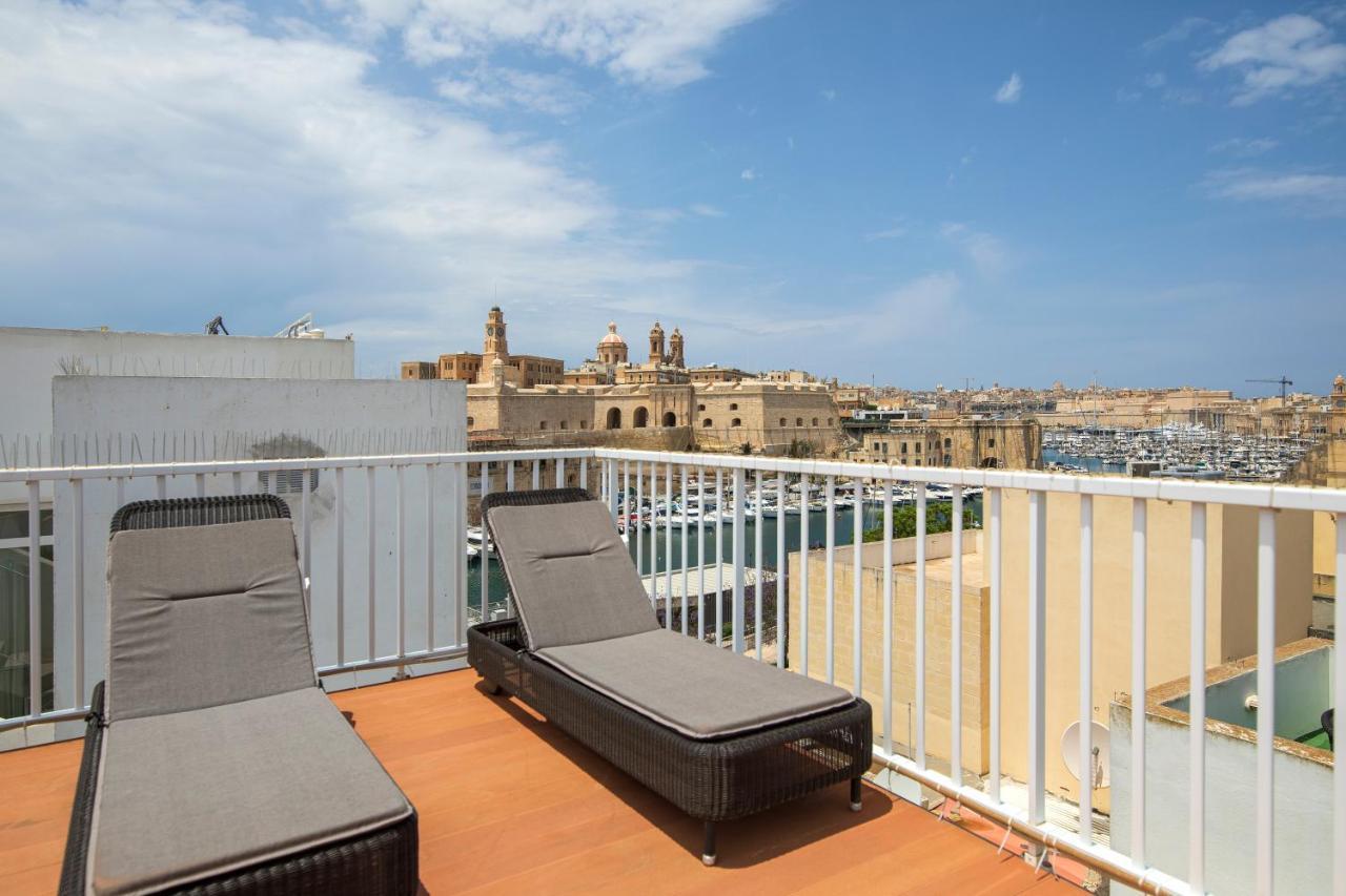 Traditional & Modern Maltese Townhouse - Rooftop Terrace And Sea Views, Close To Birgu Waterfront Cospicua Dış mekan fotoğraf