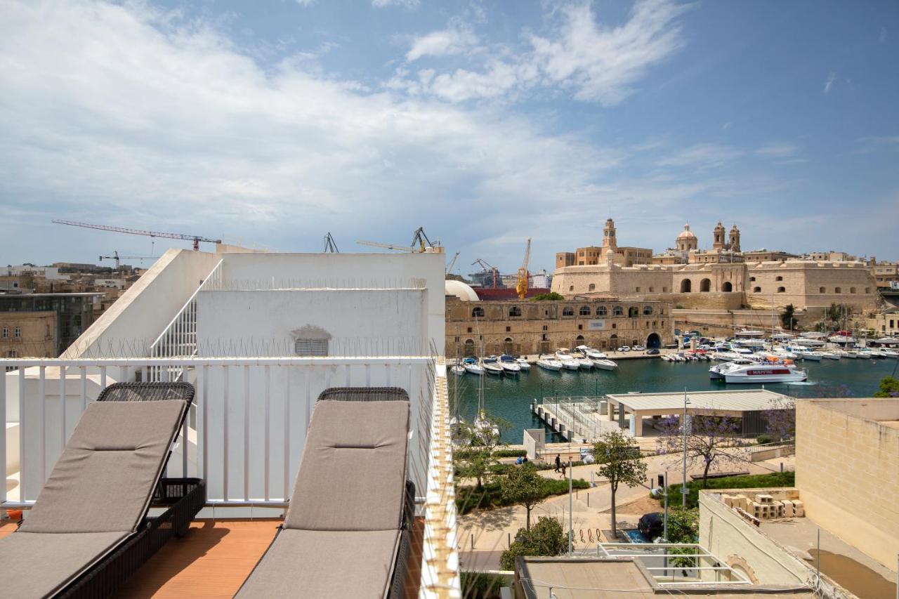 Traditional & Modern Maltese Townhouse - Rooftop Terrace And Sea Views, Close To Birgu Waterfront Cospicua Dış mekan fotoğraf